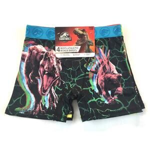 Jurassic World Boys 4 Pair Boxer Briefs Size L/Size 8 NWT